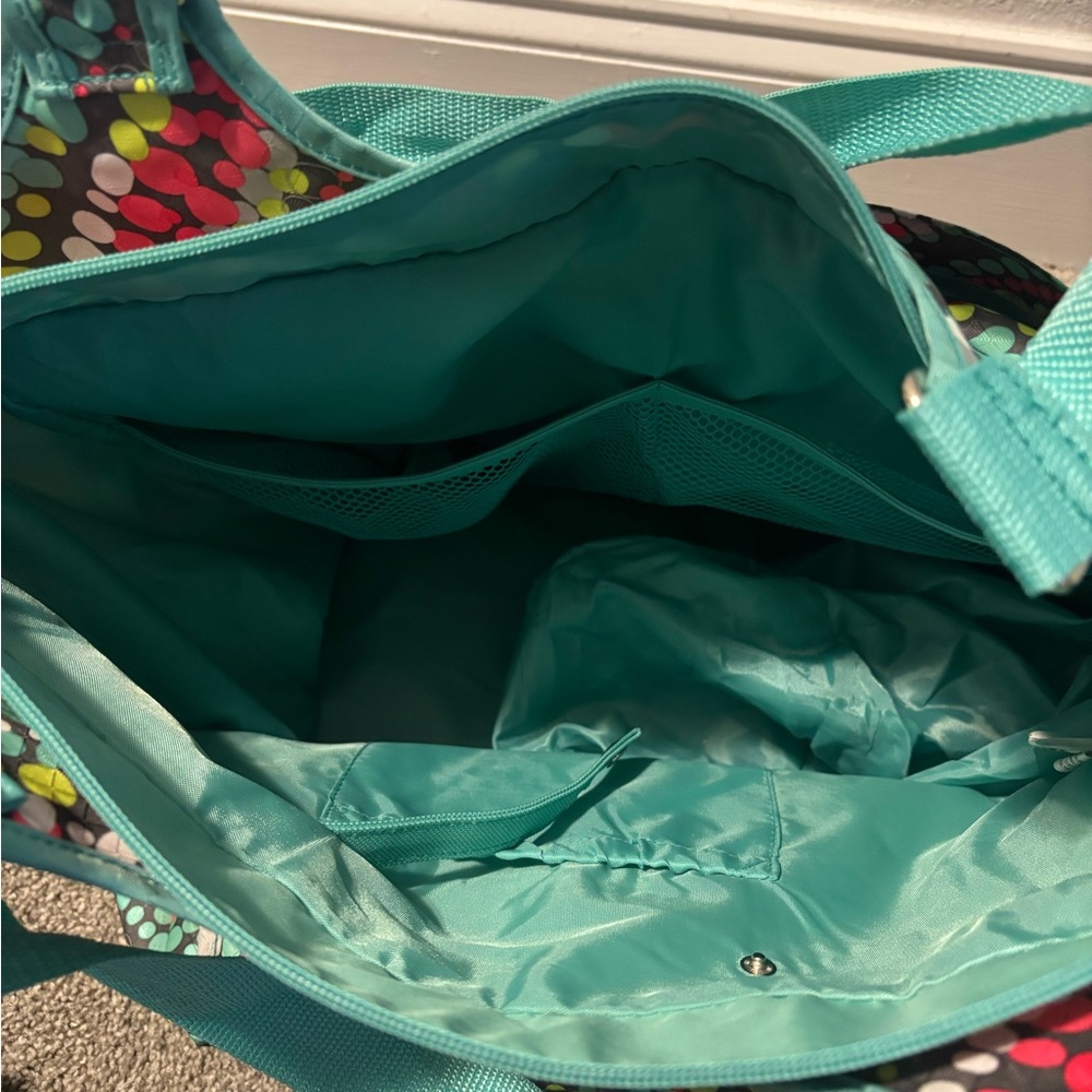 Thirty-One Multicolor Polka Dot All-Pro Tote - Picture 3 of 8